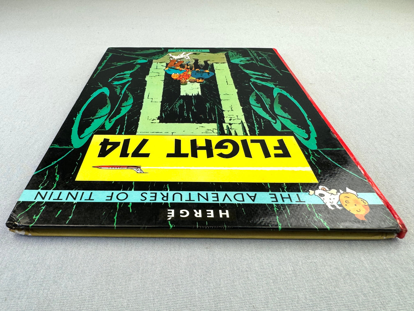 Flight 714 - Methuen 1968 2nd Reprint Edition UK Hardback Rare Tintin book Herge EO