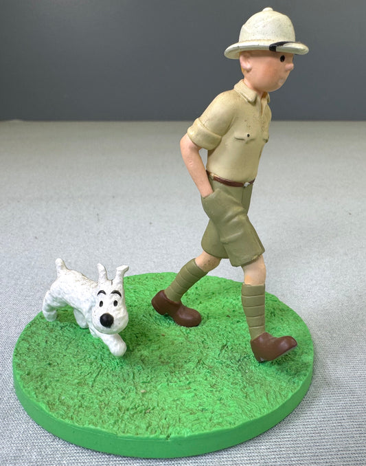 Tintin in the Congo: Coffret/Box Scene 43100 Moulinsart Tintin Figurine 9cm RARE