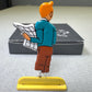 Archives Moulinsart 2D Metal Figurine: Reading Journal Tintin Relief Figure/Model