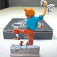 Archives Moulinsart 2D Metal Figurine: Tintin Rejoicing Prisoners Sun Figure/Model