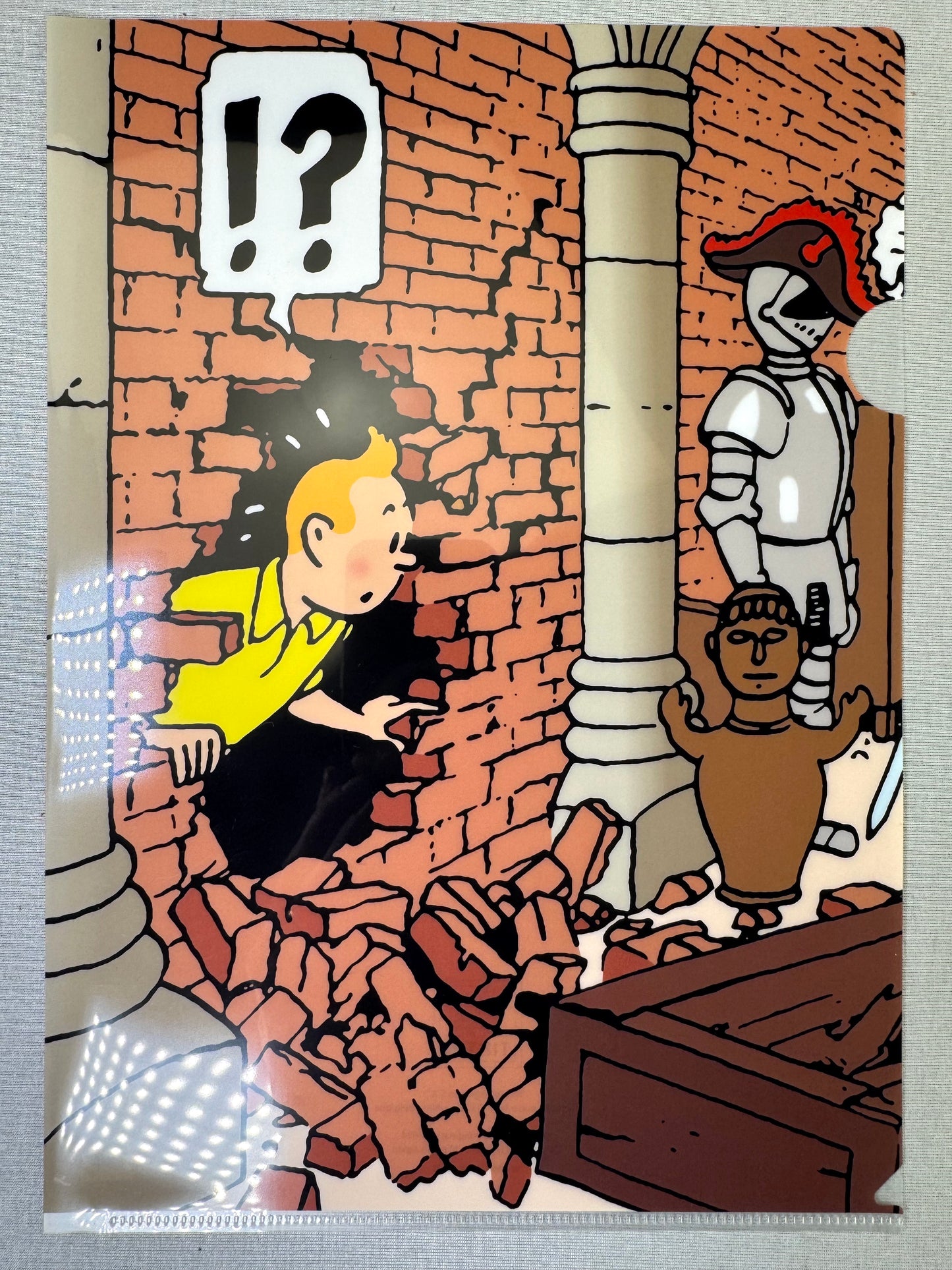 Moulinsart Tintin A4 Plastic Sleeve - The Secret of the Unicorn