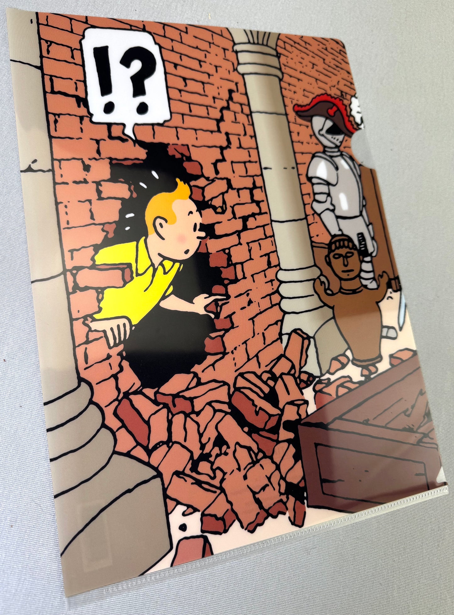 Moulinsart Tintin A4 Plastic Sleeve - The Secret of the Unicorn