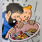 Moulinsart Tintin A4 Plastic Sleeve - Red Rackham's Treasure