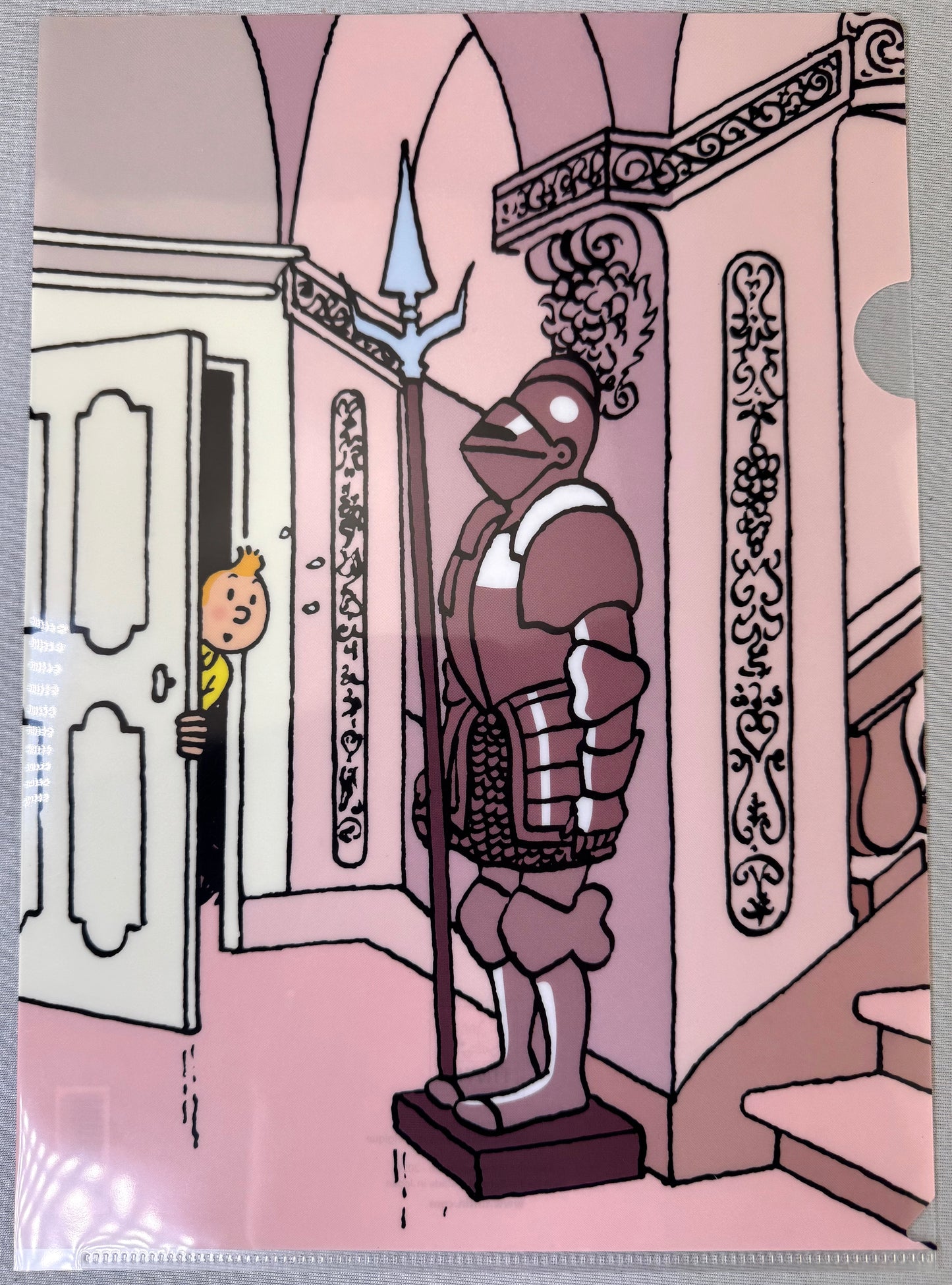 Moulinsart Tintin A4 Plastic Sleeve - Secret of the Unicorn Armor