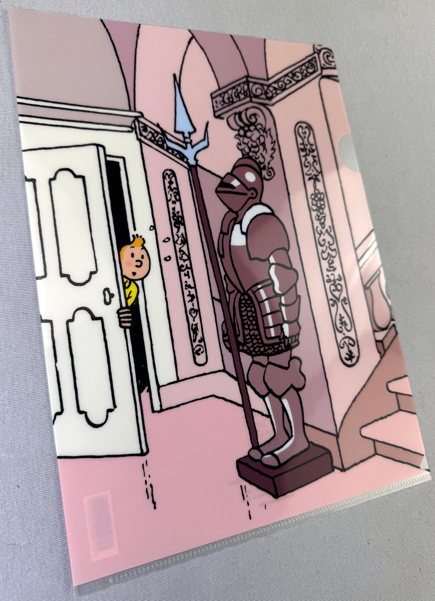 Moulinsart Tintin A4 Plastic Sleeve - Secret of the Unicorn Armor