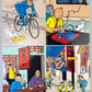 x4 Moulinsart Tintin A4 Plastic Sleeves - Blue Lotus SET