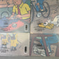 x4 Moulinsart Tintin A4 Plastic Sleeves - Blue Lotus SET