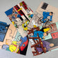 x4 Moulinsart Tintin A4 Plastic Sleeves - Blue Lotus SET