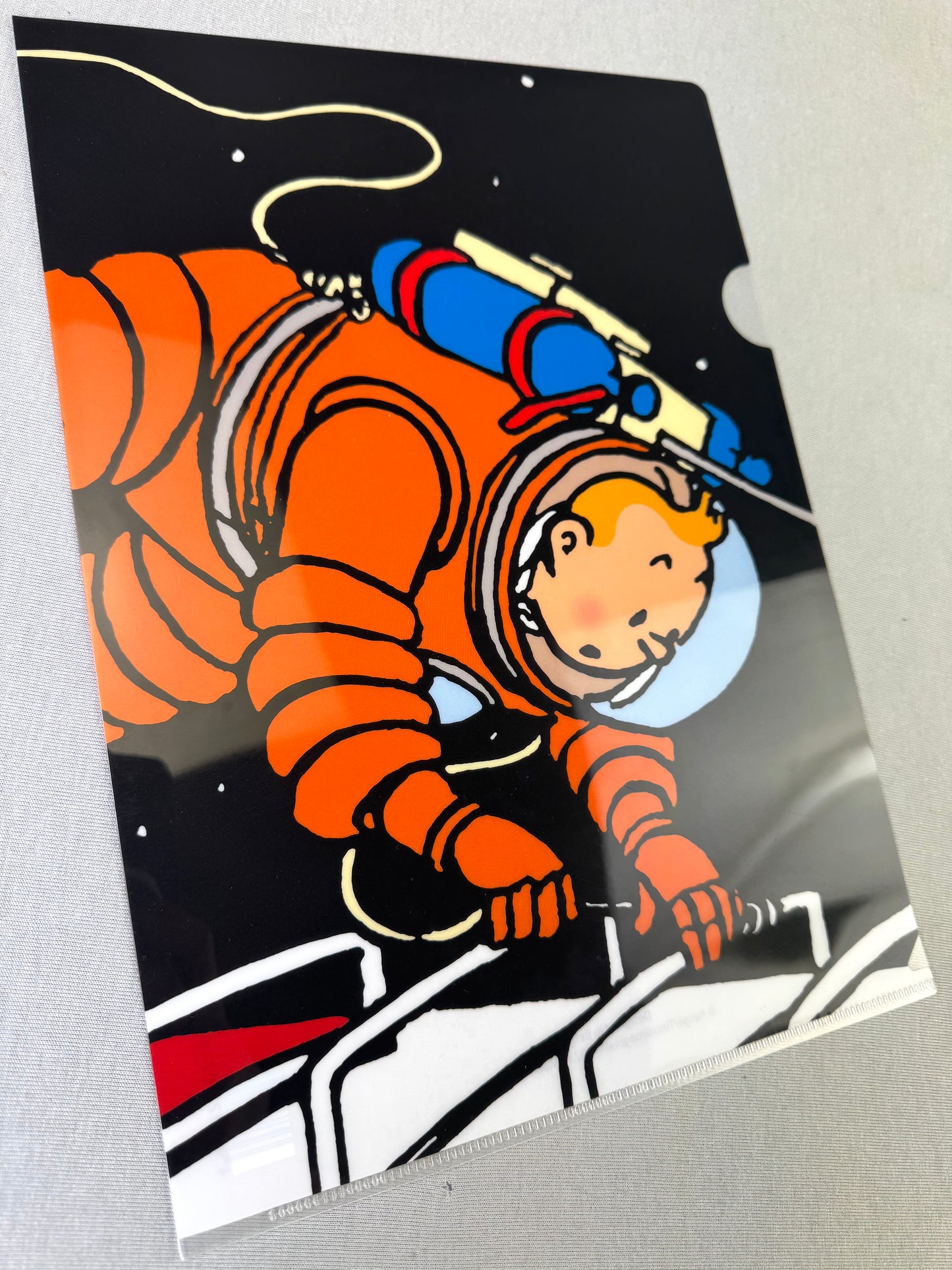 Moulinsart Tintin A4 Plastic Sleeve - Adventures on the Moon