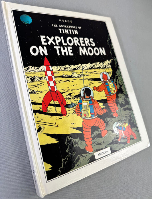 Explorers on the Moon Pop Up Book: Methuen 1992 1st Edition Hardback Rare Tintin EO