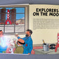 Explorers on the Moon Pop Up Book: Methuen 1992 1st Edition Hardback Rare Tintin EO