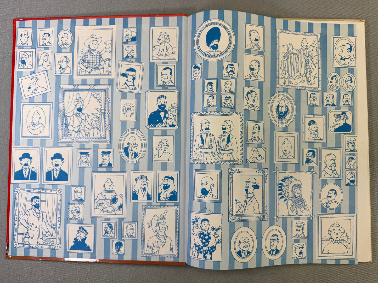 The Blue Lotus - Methuen 1983 1st Edition Hardback Rare Tintin book Herge EO
