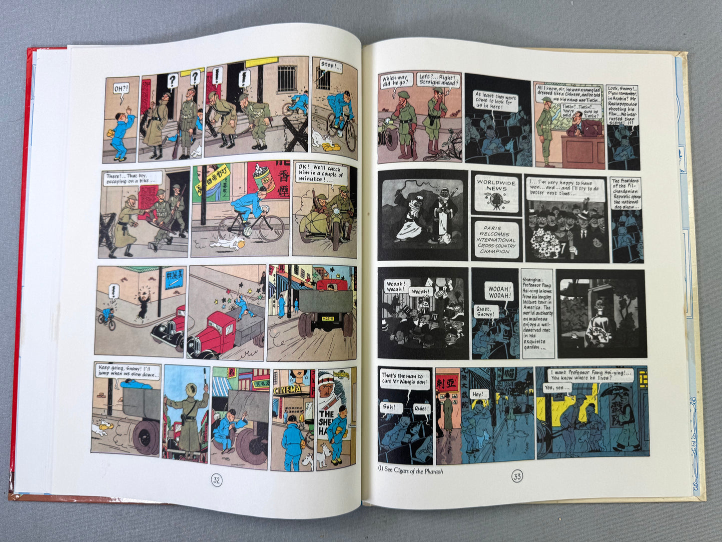 The Blue Lotus - Methuen 1983 1st Edition Hardback Rare Tintin book Herge EO