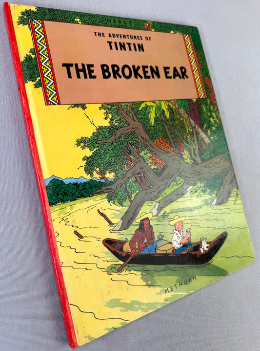 THE BROKEN EAR Methuen 1975 1st Edition Hardback Rare Vintage Tintin book Herge EO