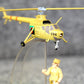 MOULINSART TINTIN Plane 29542 Army Helicopter: Picaros Hachette Avion #22