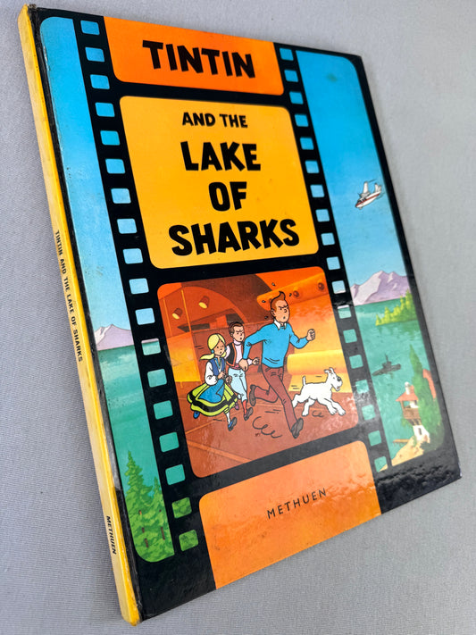Tintin & the Lake of Sharks - Methuen 1973 1st Edition UK Hardback Rare book Herge EO