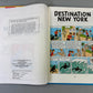 Destination New York 1989 Methuen 2nd UK Edition Hardback Herge Jo Zette Tintin