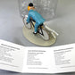 Hors Serie Figurine 42291 Tintin Bicycle: Blue Lotus Colorized 14cm Resin Model Figure