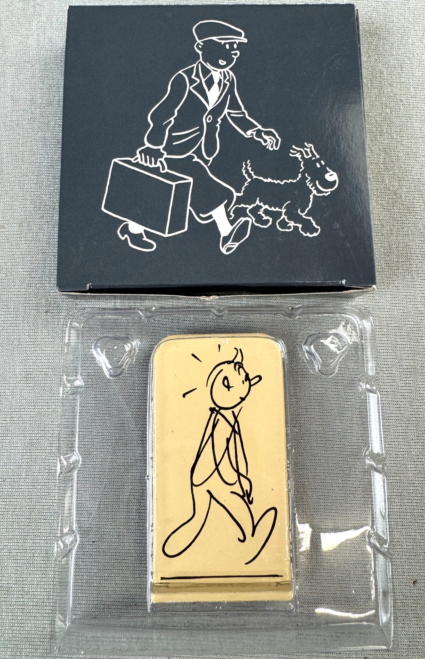 Archives Tintin 2D Metal Figurine: Tintin & Alph-art Relief Model Figure ML