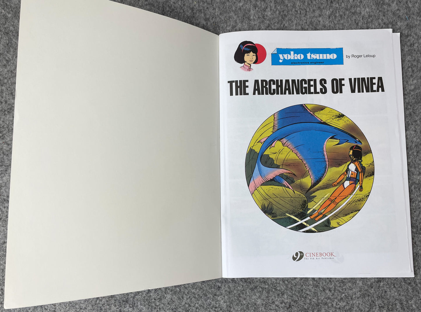 Yoko Tsuno Volume 14 - Archangels of Vinea Cinebook Paperback Comic Book by R. Leloup