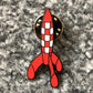 Moon Rocket V2 : Metal Lapel Tintin Pin Badge Moulinsart Hergé
