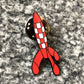Moon Rocket V2 : Metal Lapel Tintin Pin Badge Moulinsart Hergé
