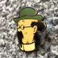 Professor Calculus Pin Badge: Tintin Character Head Metal Lapel Pin Moulinsart Hergé