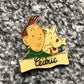 Tintin & Snowy Cedric Badge: Character Metal Lapel Tintin Pin Badge Moulinsart Hergé