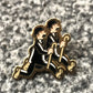 Thom(p)son Twins Running: Tintin Character Metal Lapel Tintin Pin Badge Moulinsart Hergé