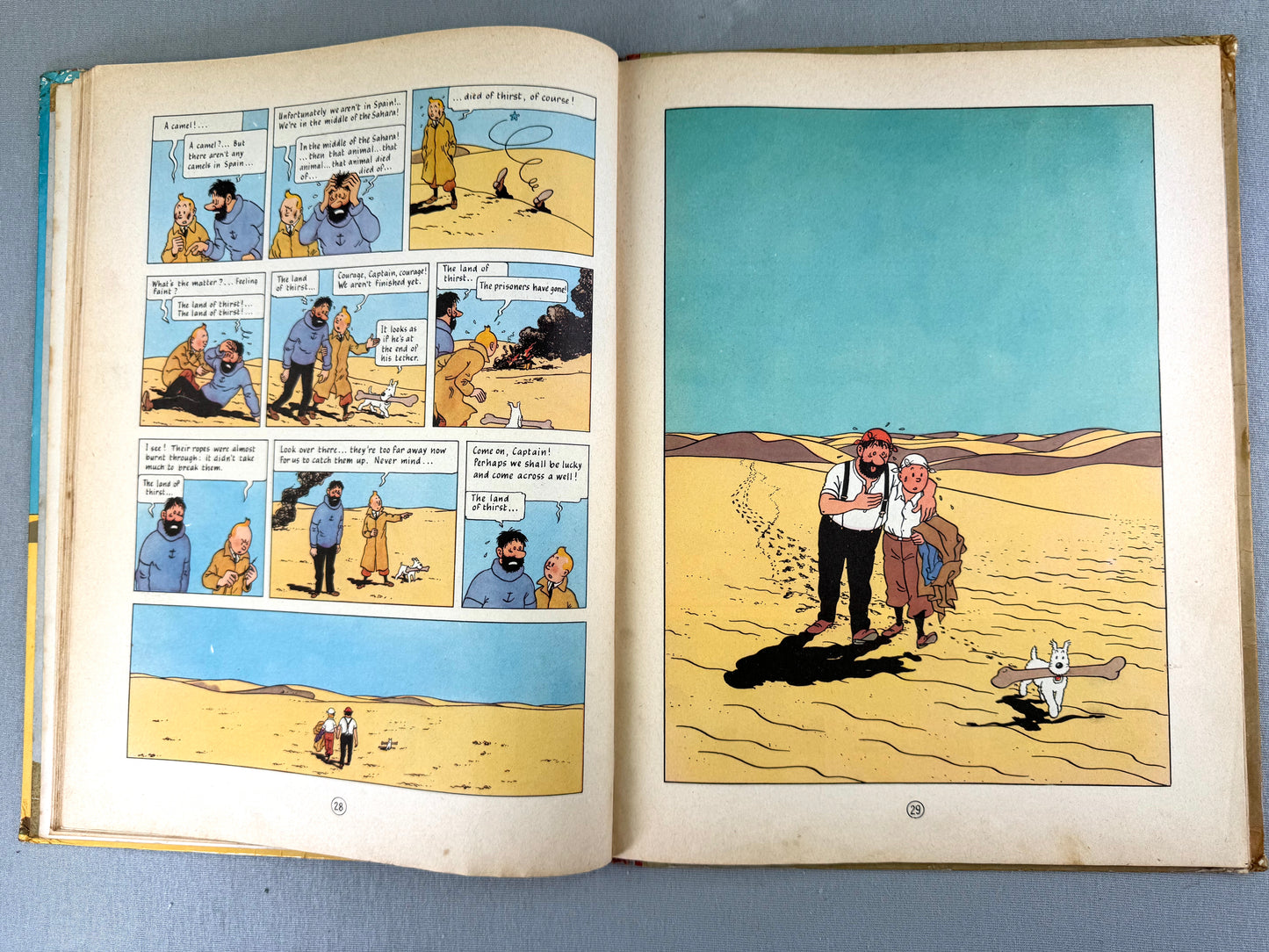 The Crab with the Golden Claws Methuen 1958 1st Edition Hardback Rare Tintin book Herge EO