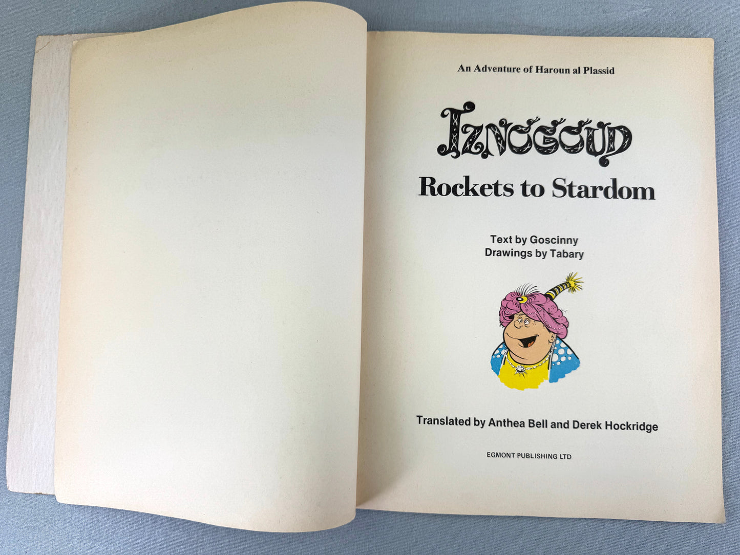 Inzogoud Rockets to Stardom Vintage Comic Book - 1980 Egmont UK Paperback 1st Edition