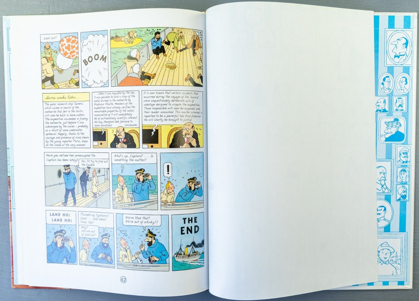 Tintin The Shooting Star: Egmont 2000s Hardback Book UK Edition