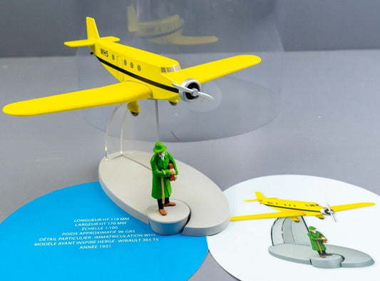 MOULINSART TINTIN PLANE 29534 Bazaroff's WH5: Ottokars Sceptre Hachette Avion 14