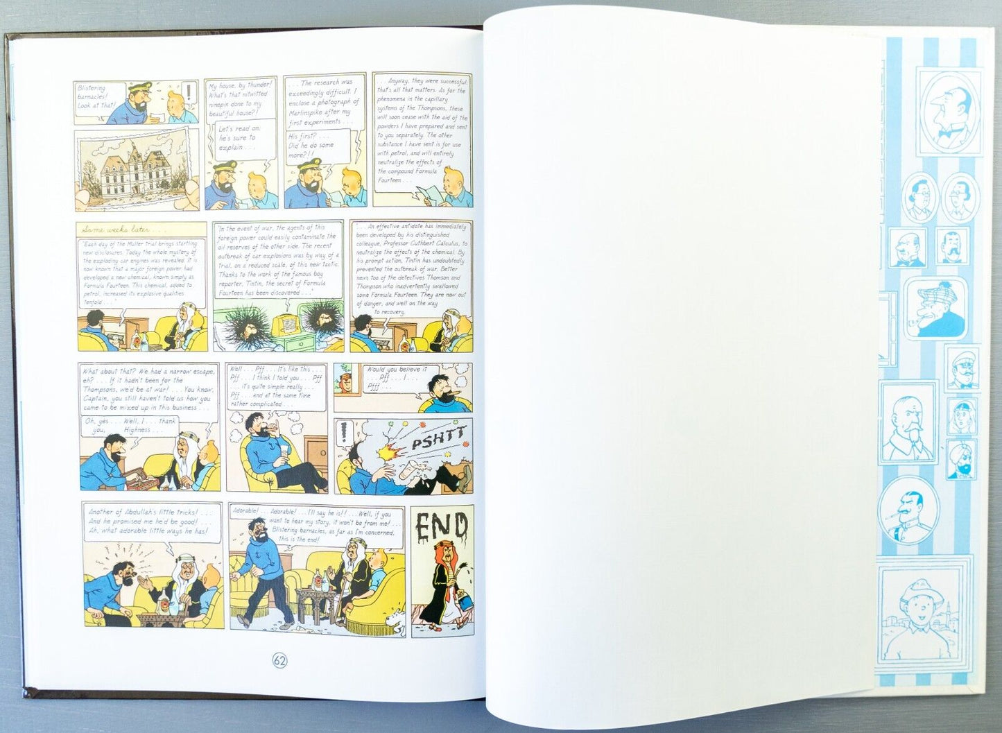 Tintin Land of Black Gold: Egmont 2000s Hardback Book UK Edition