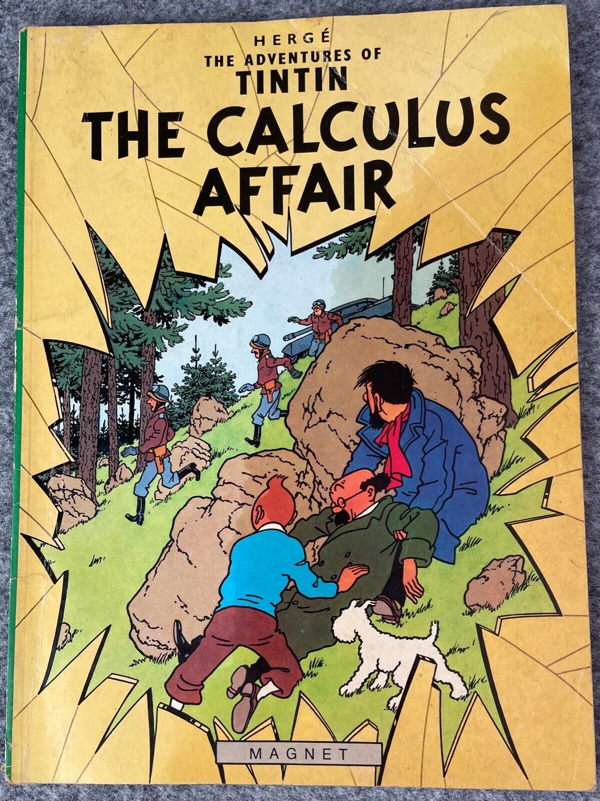 The Calculus Affair - Tintin Magnet UK Paperback Edition Book 1980s