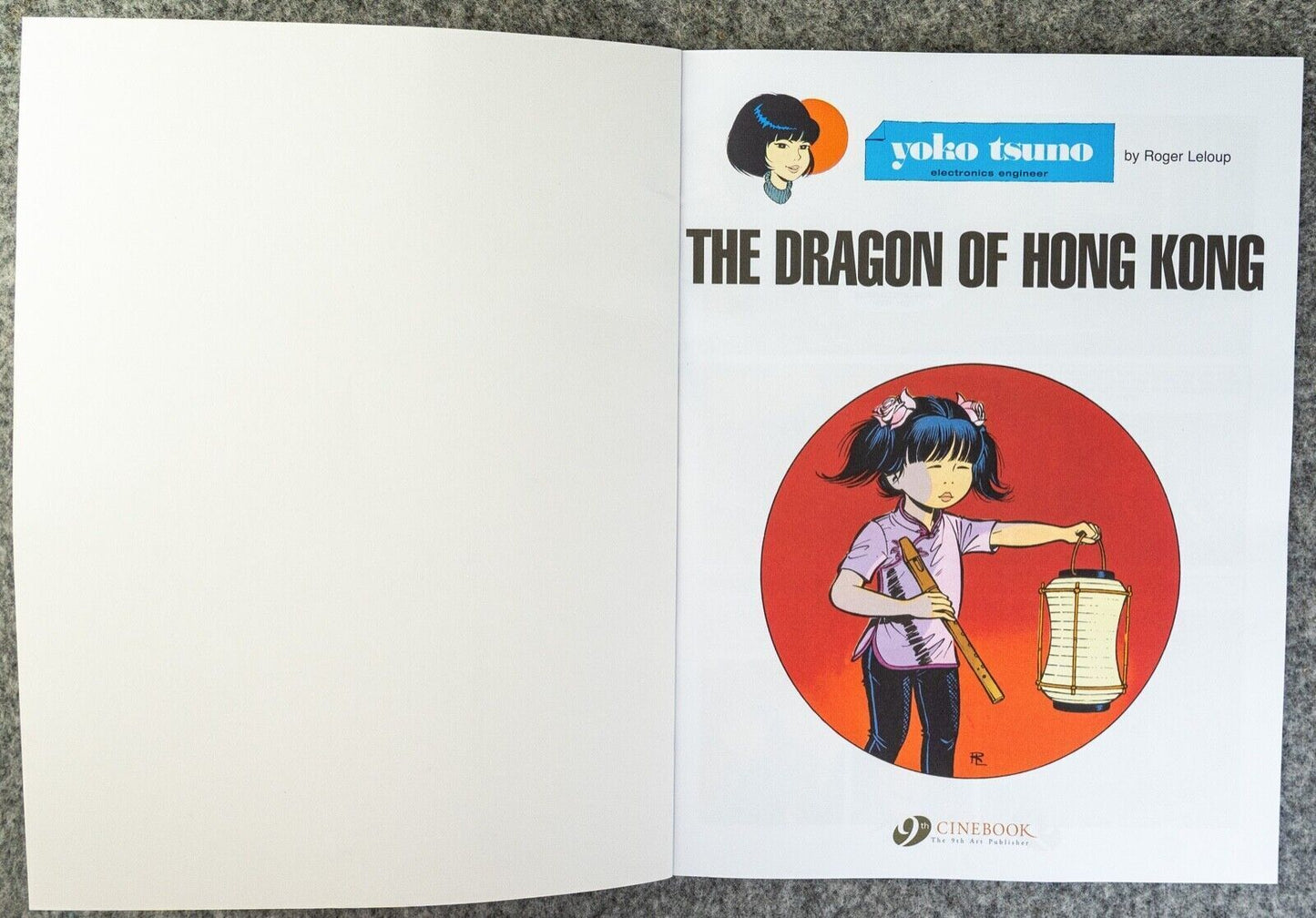 Yoko Tsuno Volume 5 - The Dragon Of Hong Kong Cinebook Paperback Comic Book by R. Leloup