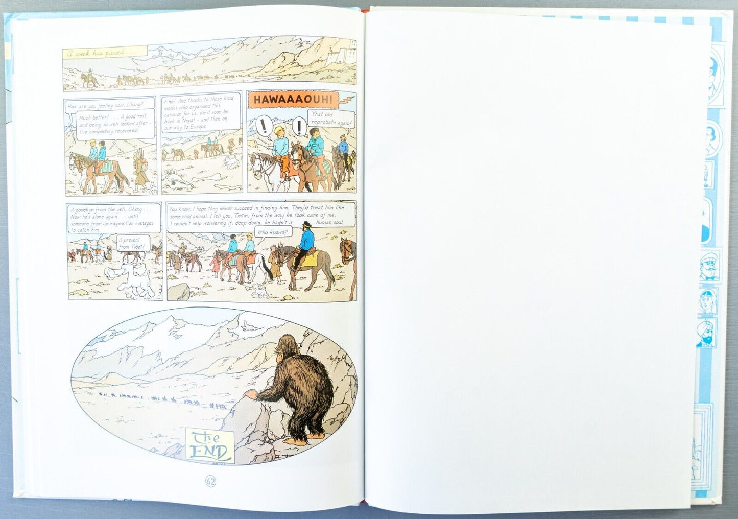 Tintin in Tibet: Egmont 2000s Hardback Book UK Editions