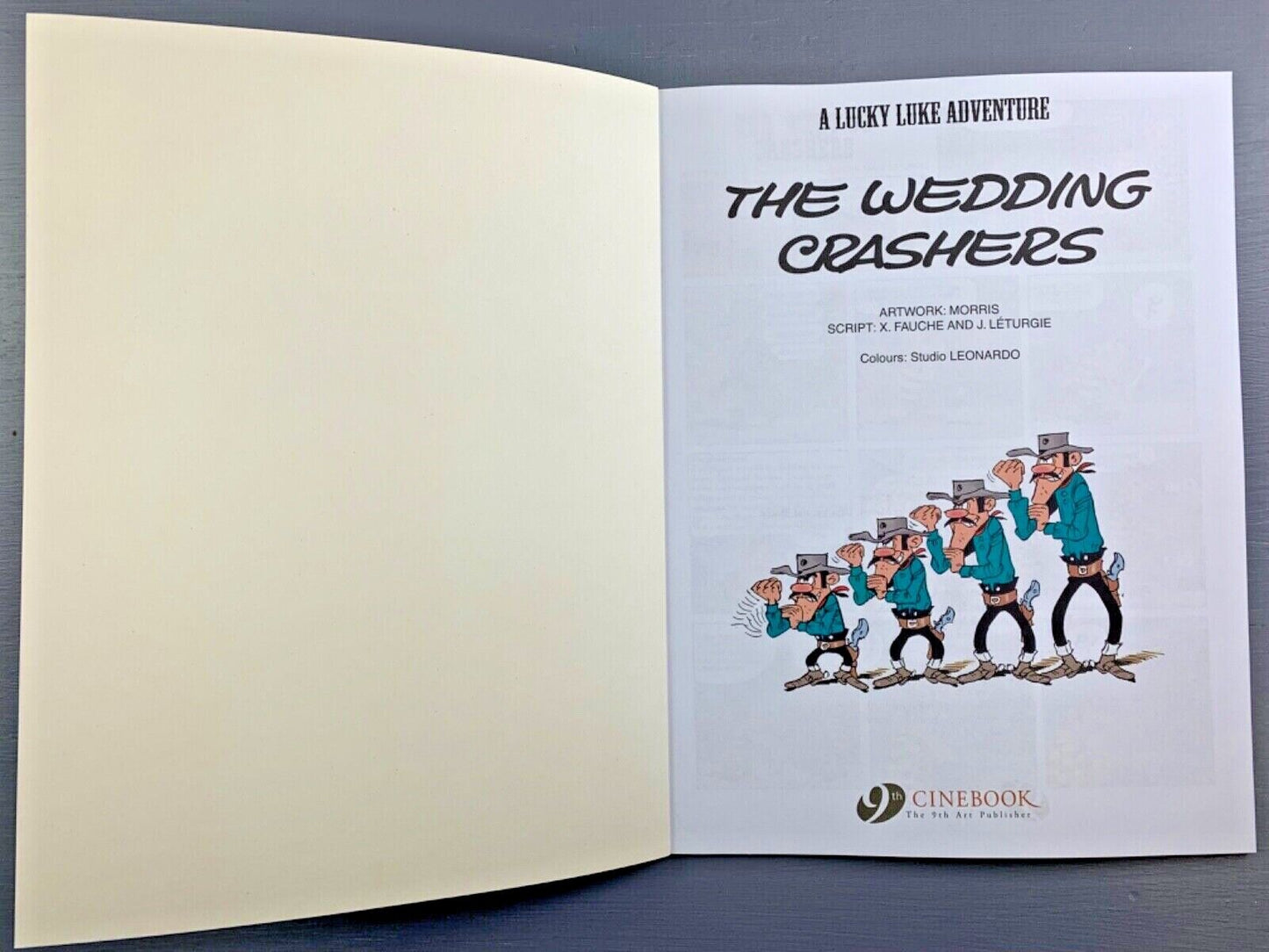 64 The Wedding Crashers Lucky Luke Cinebook Paperback UK Comic Book