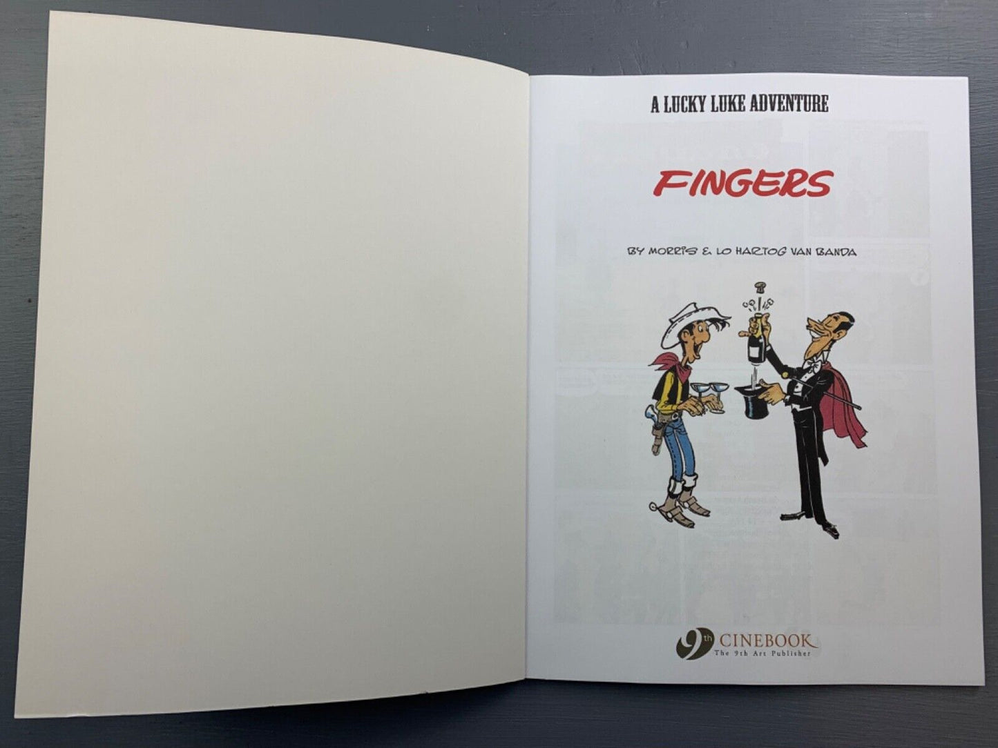 Lucky Luke Volume 37: Fingers - Cinebook Paperback UK Comic Book