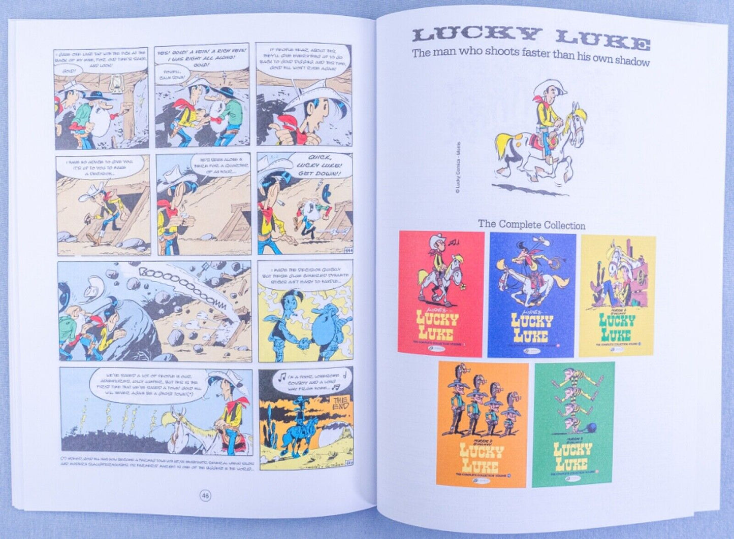 2 Ghost Town Lucky Luke Cinebook Paperback UK Comic Book