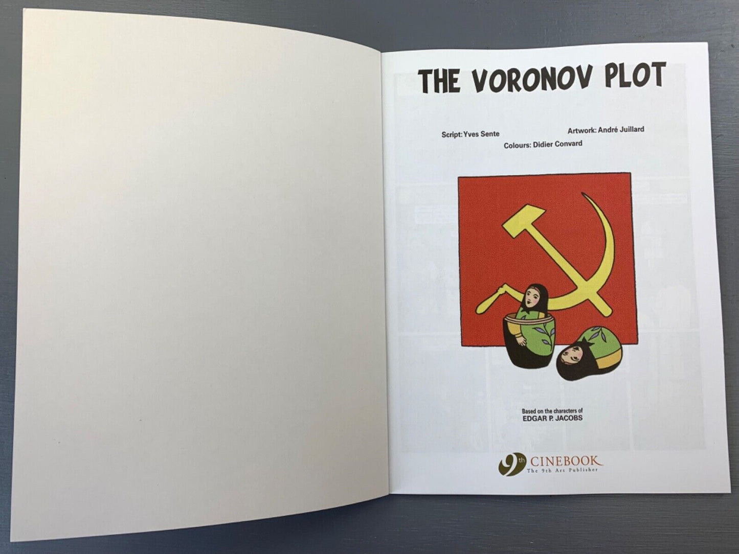 The Voronov Plot - Blake & Mortimer Comic Volume 8 - Cinebook UK Paperback Edition
