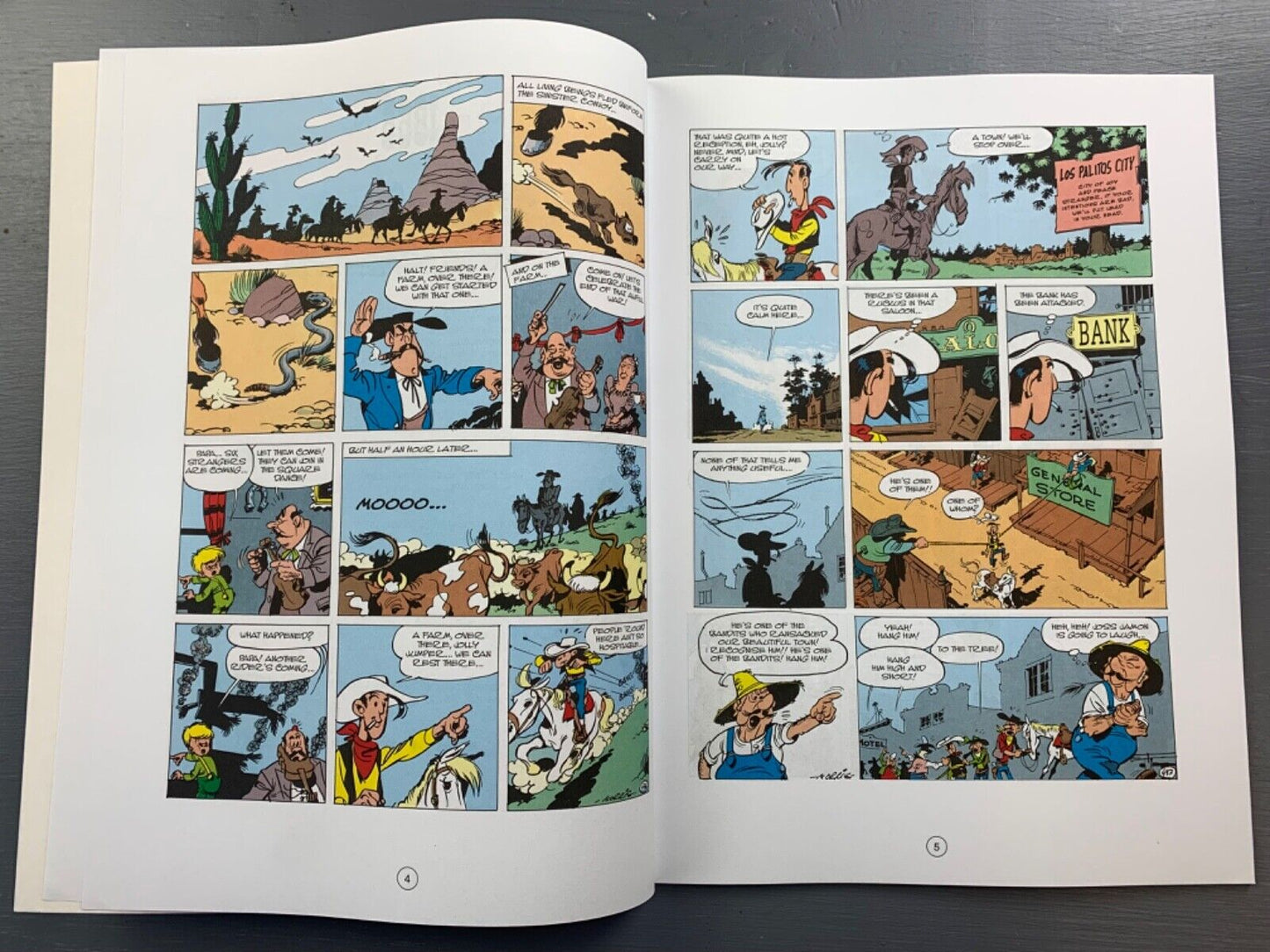 Lucky Luke Volume 27: Lucky Luke Vs Joss Jamon - Cinebook Paperback UK Comic Book