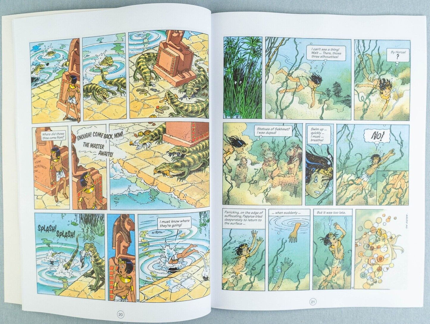 PAPYRUS Volume 7 - Sekmet’s Captive Cinebook Paperback Comic Book by De Gieter