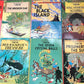Set of 22 Vintage Magnet Tintin Paperback Books: Hyslop text by Herge Comic Lot