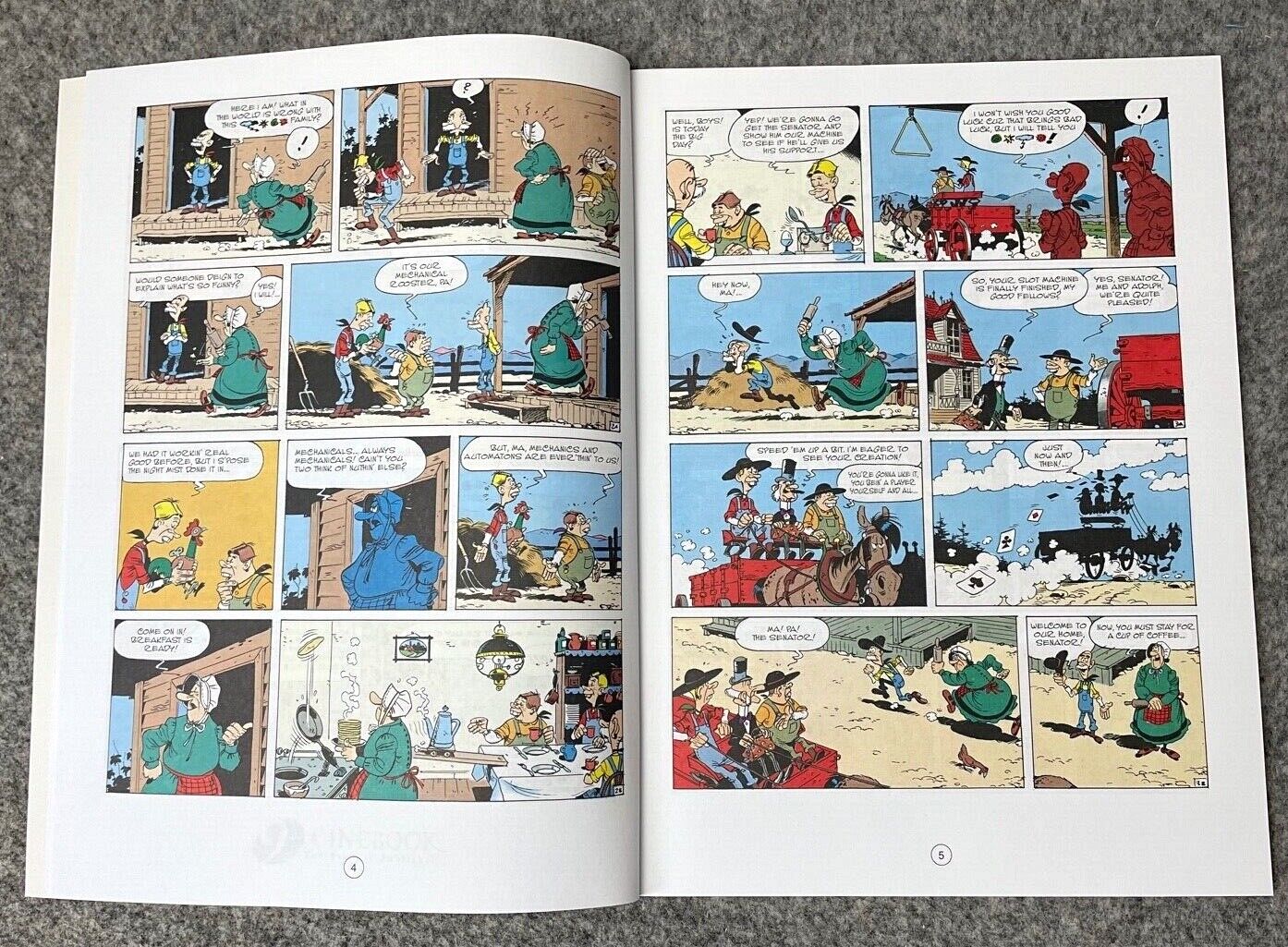 Lucky Luke Volume 33: The One-Armed Bandit - Cinebook Paperback UK Comic Book