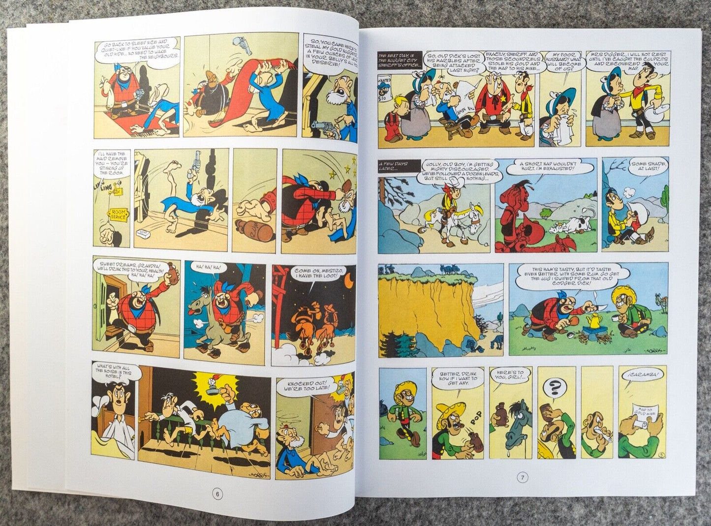 48 Dick Digger’s Gold Mine Lucky Luke Cinebook Paperback UK Comic Book