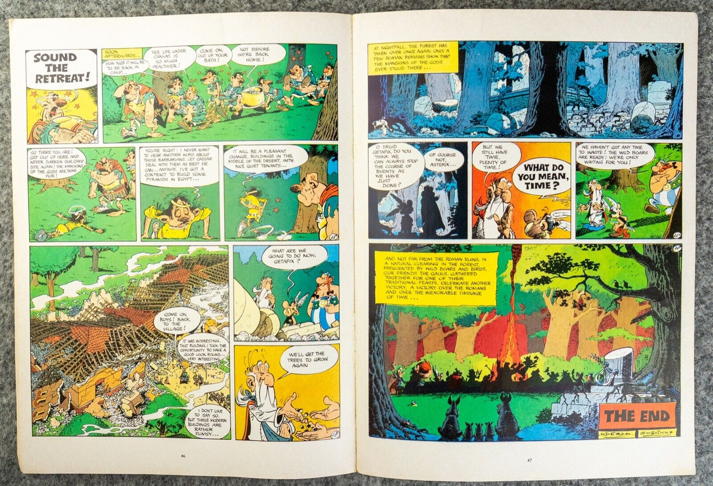 Asterix & the Mansion of the Gods - 1970s Hodder/Dargaud UK Edition Paperback Book Uderzo