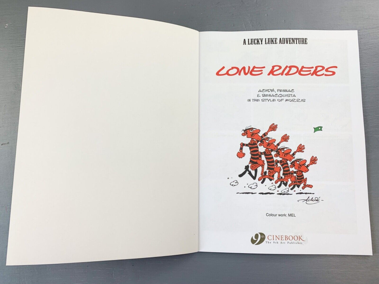 42 Lone Riders Lucky Luke Cinebook Paperback UK Comic Book