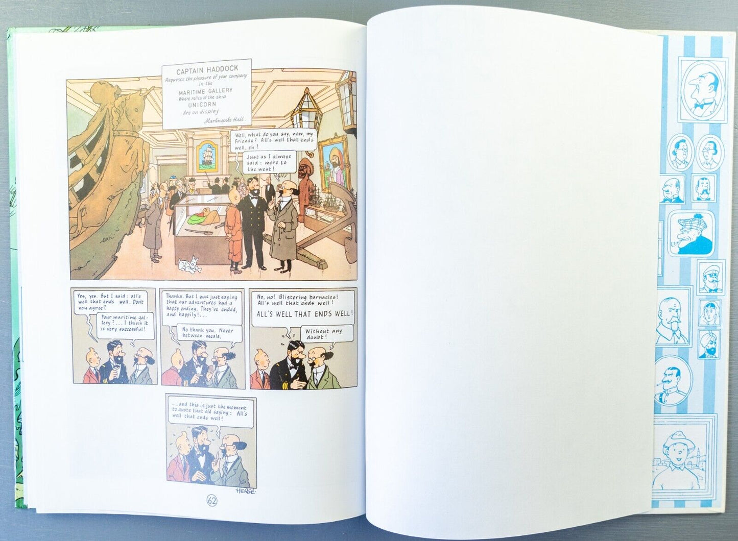 Tintin Red Rackham’s Treasure: Egmont 2000s Hardback Book UK Edition