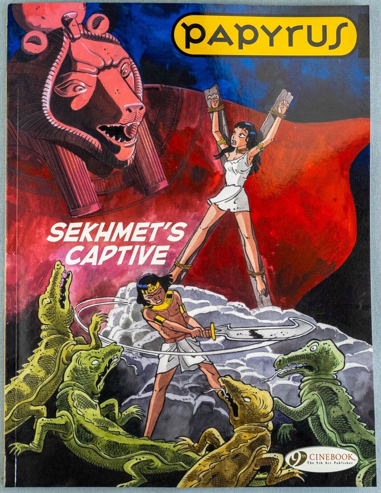 PAPYRUS Volume 7 - Sekmet’s Captive Cinebook Paperback Comic Book by De Gieter